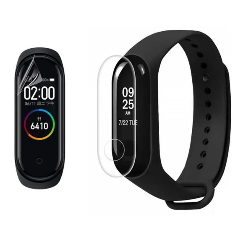 

5 шт. ТПУ Мягкая Защитная пленка для Xiaomi Mi Band 3/4 Band4 Band3 Miband 4 смарт-браслет полноэкранная Защитная крышка
