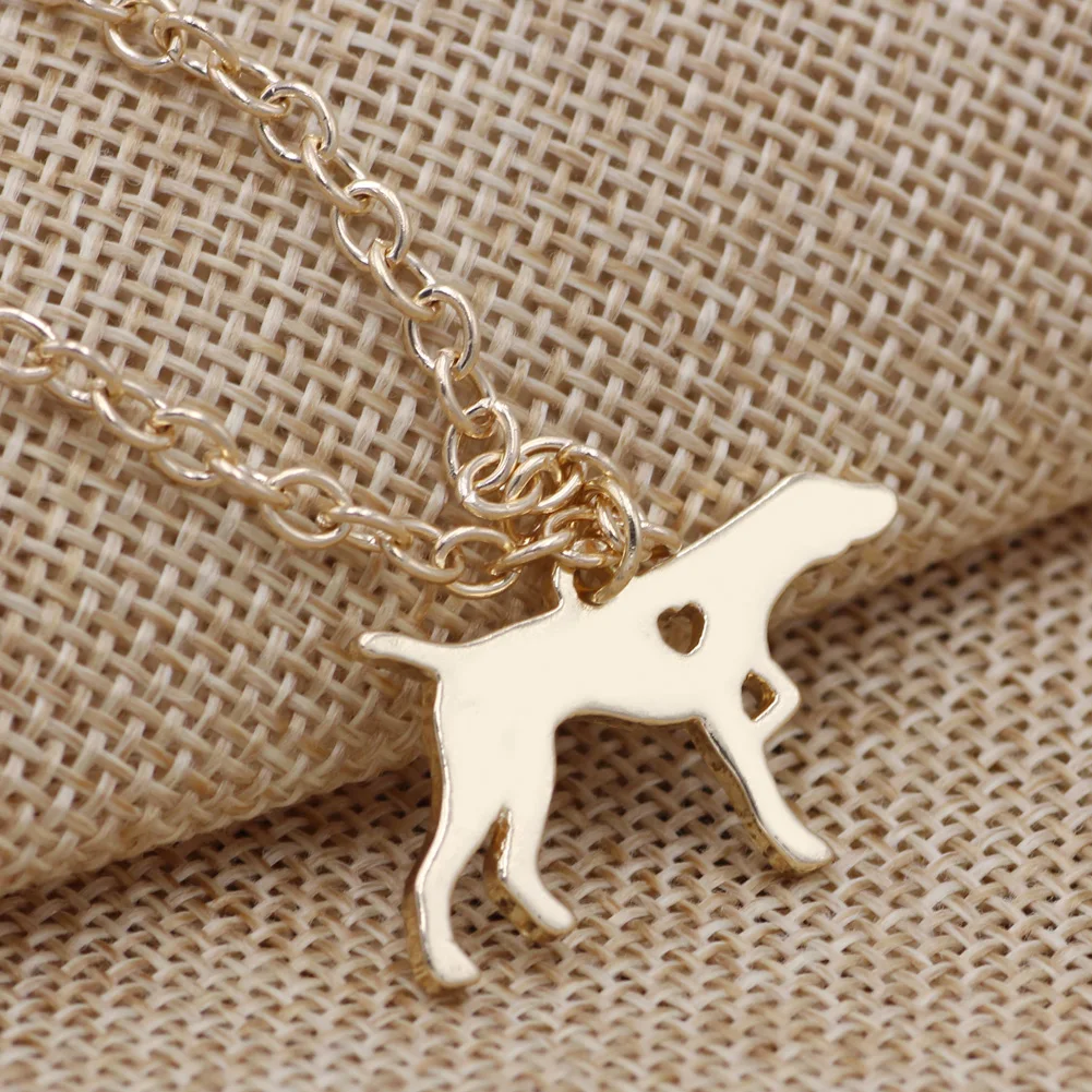 Пинкшер сердце кулон СОБАКА Мемориал ожерелья домашних животных и подвески