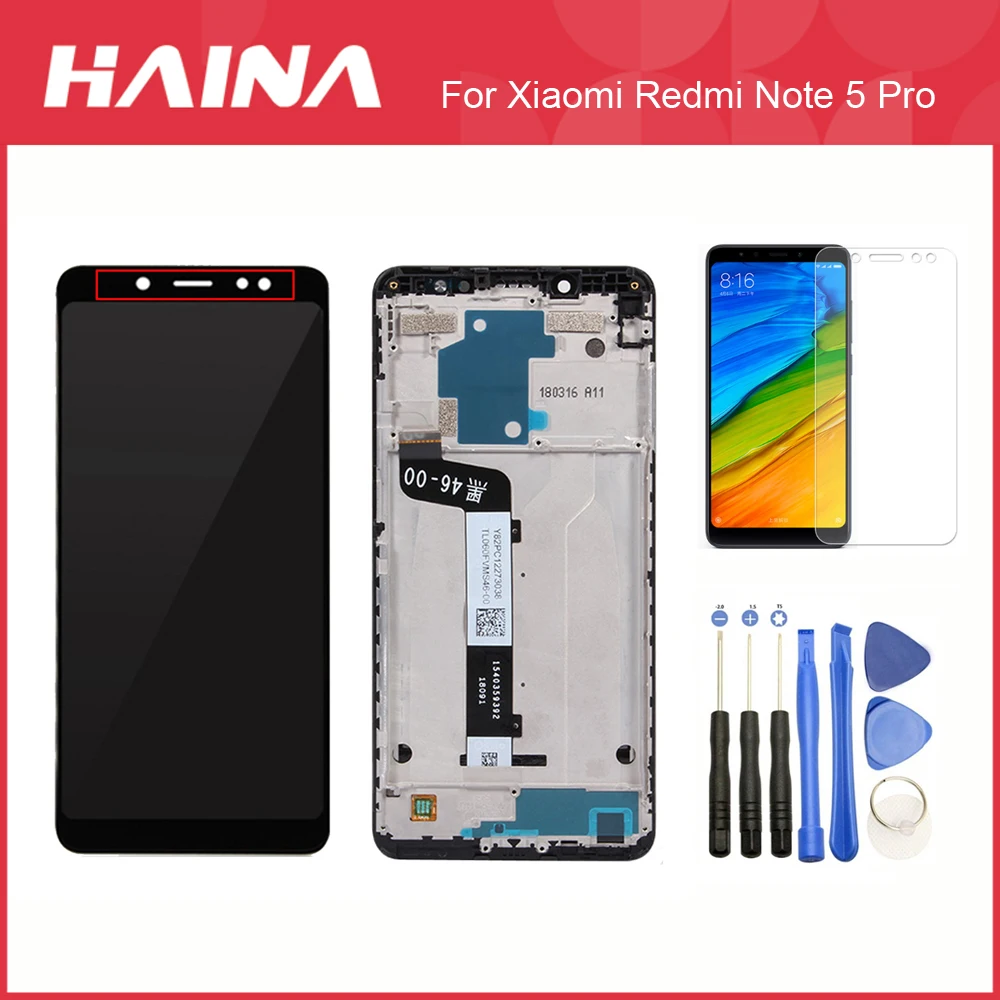 Note5 Pro LCD для Xiaomi Redmi Note 5 кодирующий преобразователь сенсорного экрана в сборе (Note5
