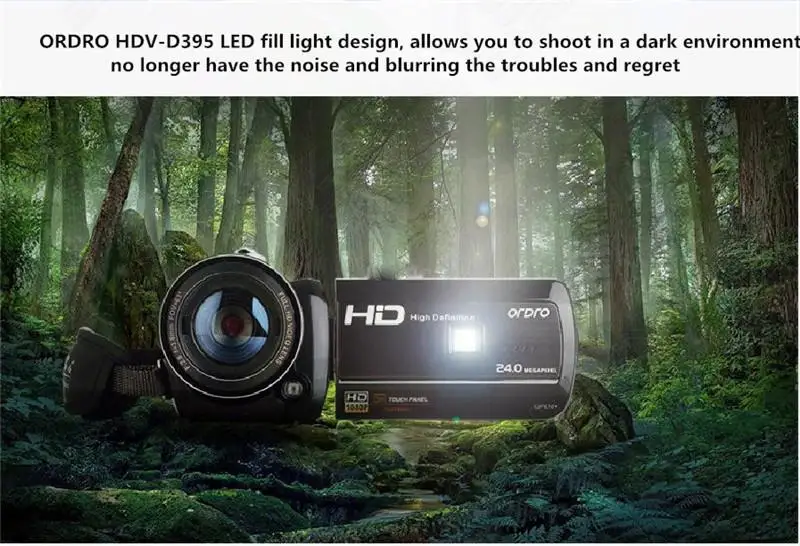ORDRO HDV-D395 wifi Full HD 1080P 18X3," сенсорный ЖК-экран Ночное Видение цифровая видеокамера рекордер портативный DVR
