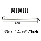 Инструменты FURUIX, съемник из одной части, крючок для ремонта автомобильных вмятин и повреждений от града, набор инструментов с 8 головками, домашний ручной инструмент R3