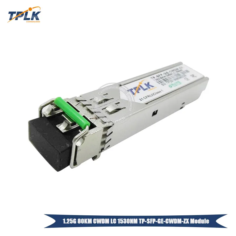 Горячая продажа 1 25G 80KM CWDM LC 1530NM оптический модуль с DDM волоконно SFP