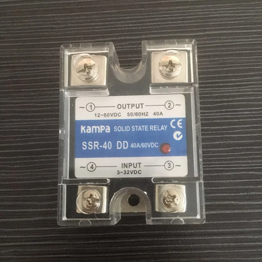 SSR 25DD Однофазное твердотельное реле постоянного тока в постоянный ток 40 А вход 3 32