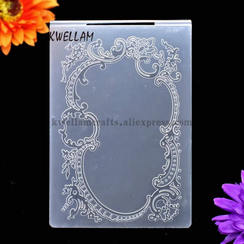 Пластиковая рамка с листьями для тиснения папка скрапбукинга альбом сделай сам
