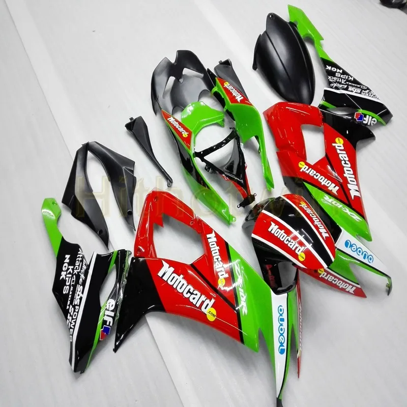 Пользовательские мотоцикла Обтекатели для ZX10R 2008 2009 2010 ZX-10R 08-10 комплект боди +