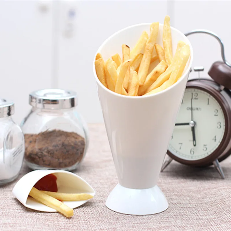 Картофельный чип конус держатель чашки домашняя кухня картофельный инструмент