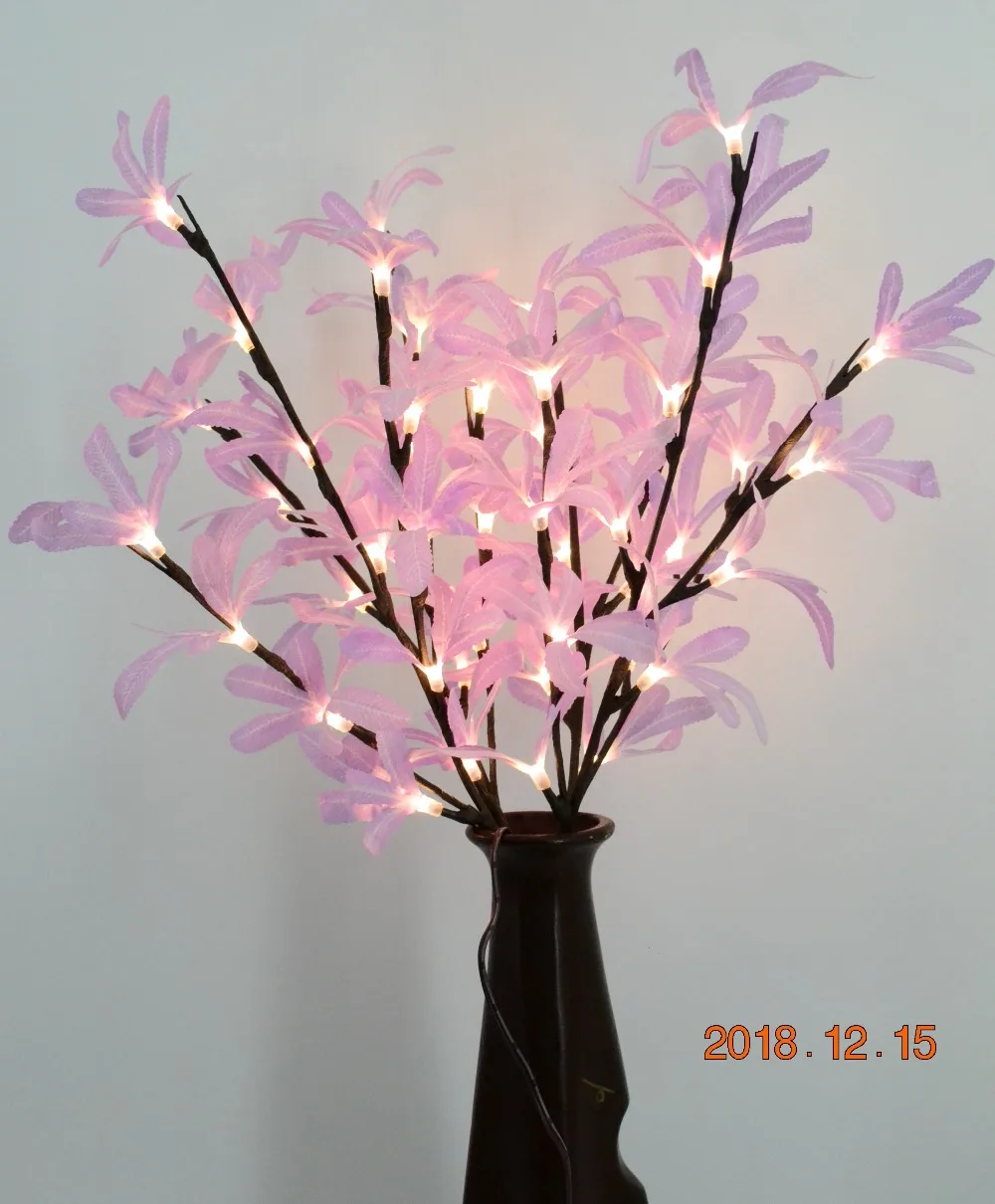 

Lighted Branches 20"48L Bayberry leaves Branch Lamp Vase Floral Lights Home Party Decoration Holiday Gift Blossom Branch Light
