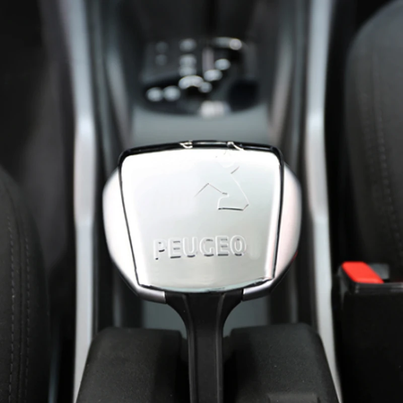 Стайлинг автомобиля крышка ручного тормоза подходит для Peugeot 2008 2014 2015 2016 2017 2018