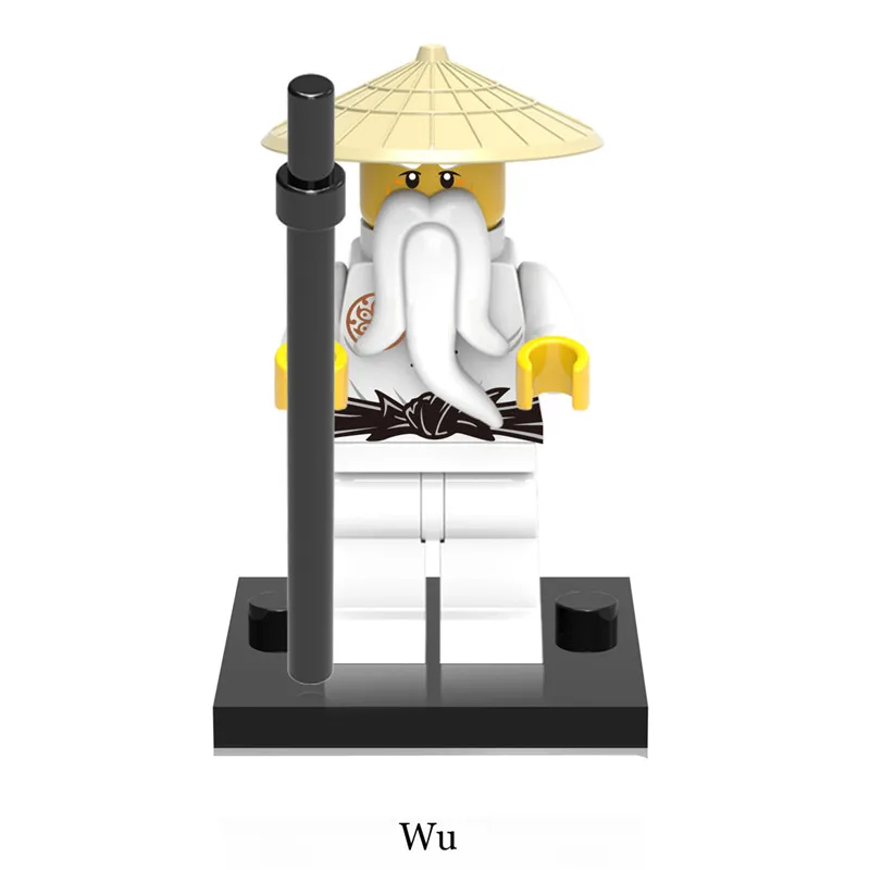 8 шт./лот Kai/Krux/Samurai X/NYA мини ниндзя рисунок цифры строительные блоки совместимые с