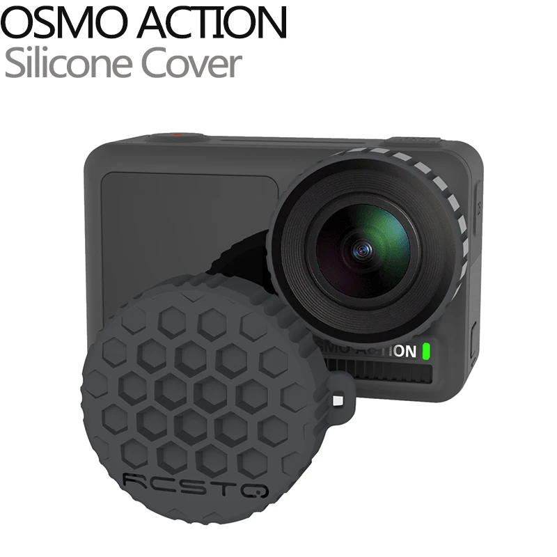 Защитная силиконовая Крышка для объектива камеры Osmo для DJI Osmo Action camera защита от пыли, аксессуары для спортивной камеры