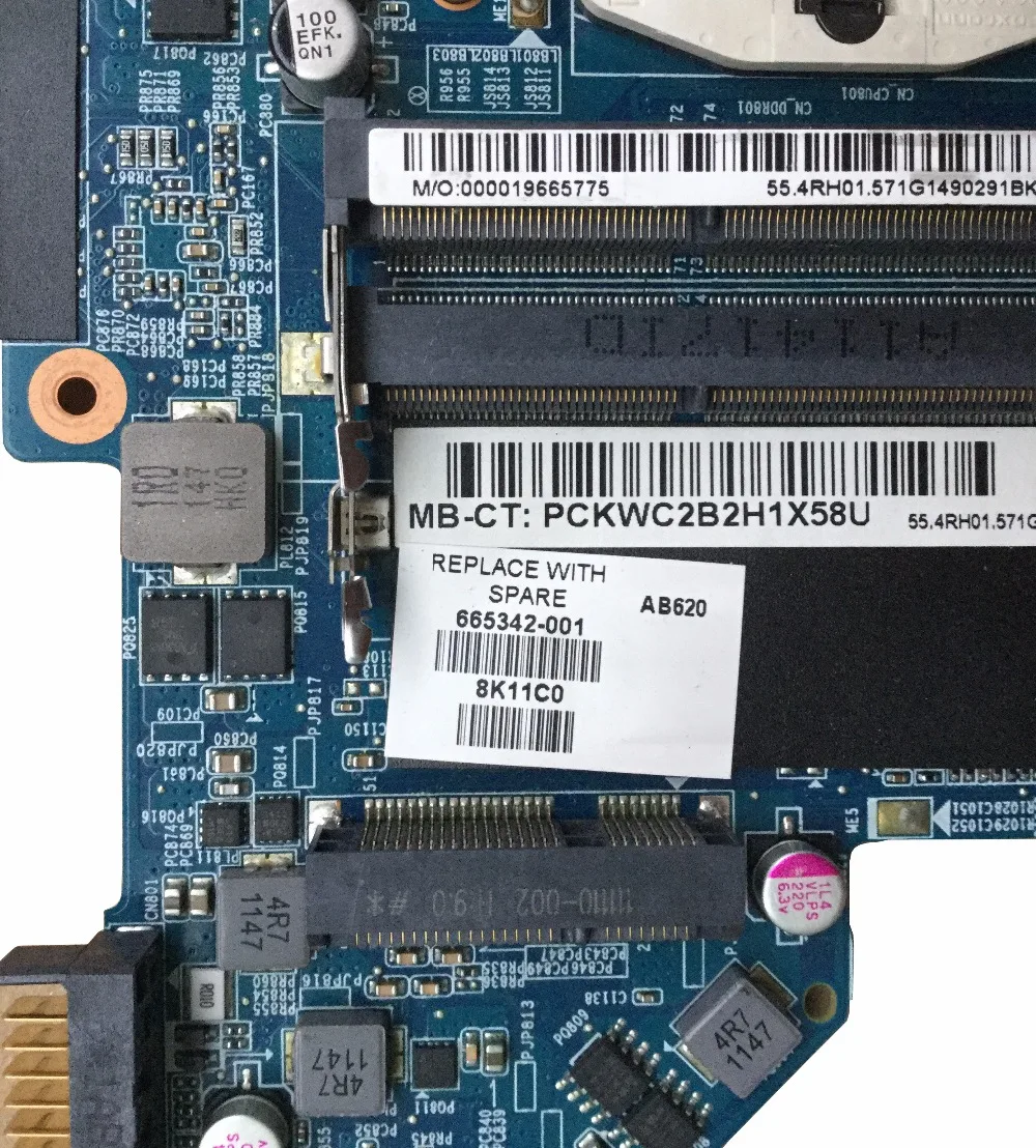 665342-001 Материнская плата для ноутбука hp Pavilion DV6T DV6-6000 материнская плата HD6770 2GB ноутбук ПК Протестировано ОК