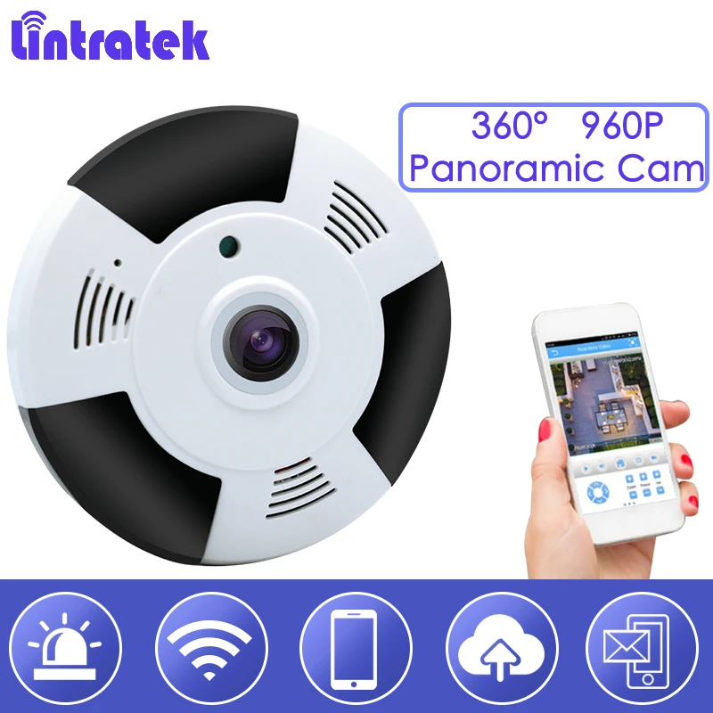 Fisheye 360 безопасности Камера Видеоняни и радионяни Беспроводной Wi-Fi градусов IP 960 P