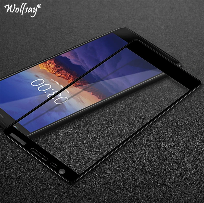 2PCS Full Cover Screen Protector Glass For Nokia 3.1 Tempered Protective 2018 Phone Film | Мобильные телефоны и