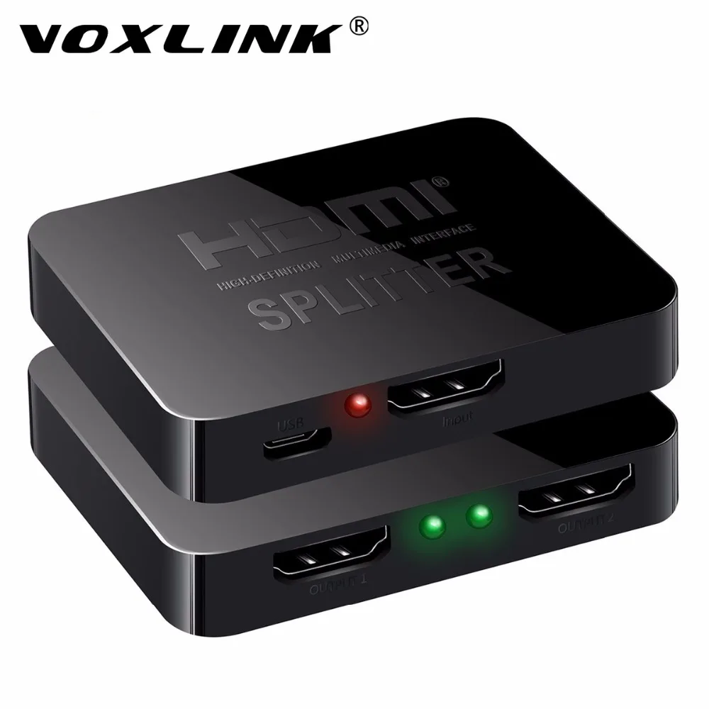 1080 P 3D Mini 2 Порты и разъёмы HDMI Splitter Switcher 1x2 1 в из распределитель hdmi сплиттер для HDTV PS3