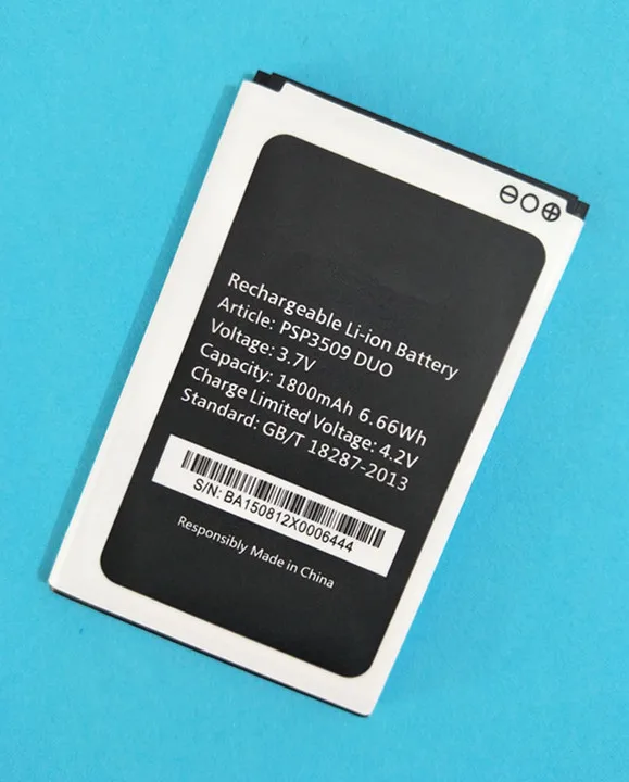 AZK 2PCS/LOT New Replacement 1800mAh PSP3509 DUO Battery For Prestigio Wize D3 E3 K3 PSP 3509 Phone battery | Мобильные телефоны и
