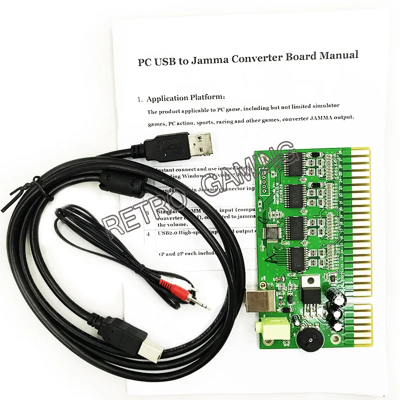 ПК USB в JAMMA acade конвертер компьютерная аркадная файтинговая игра Конвертация