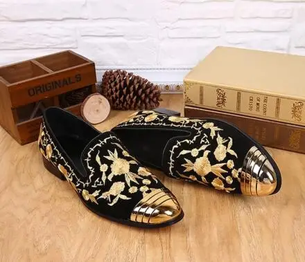 Горячая 2017 Кожа прилив плоские и круглые головы выше в мужской моды вышитые досуг