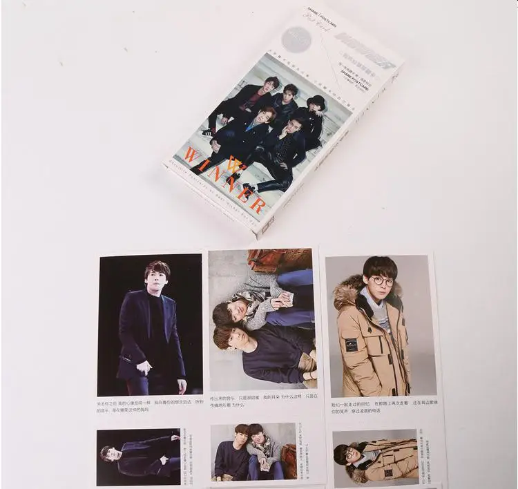 kpop winner/super junior album group official photo postcard 90 sets k-pop win lomo cards Book Gift souvenir Sticker Poster note |
