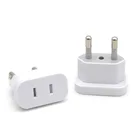 Переходник с вилки европейского стандарта на дорожную розетку стандарта США адаптер с вилкой европейского стандарта ЕС и США переходник переменного тока зарядное устройство с электрической розеткой