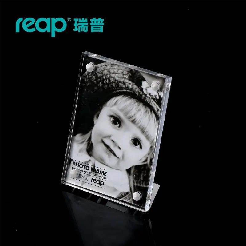 Акриловая L-образная Магнитная настольная подставка Reap Mag для демонстрации меню