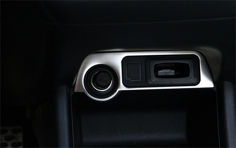 1 шт. наклейка на прикуриватель из нержавеющей стали подходит для Mitsubishi Outlander 2013