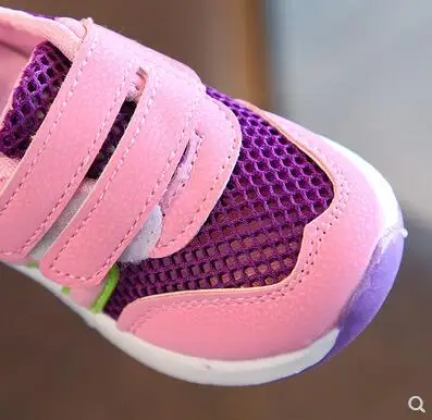 2019 summer baby shoes net 1-3 years old children's sports breathable recreational shoe soft bottom anti-slip toddler | Детская