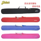 Новинка, оптовая продажа, Профессиональный Портативный прочный Чехол размером 75 см с 4 бамбуковыми канавками, мягкий чехол с подкладкой, наплечный рюкзак