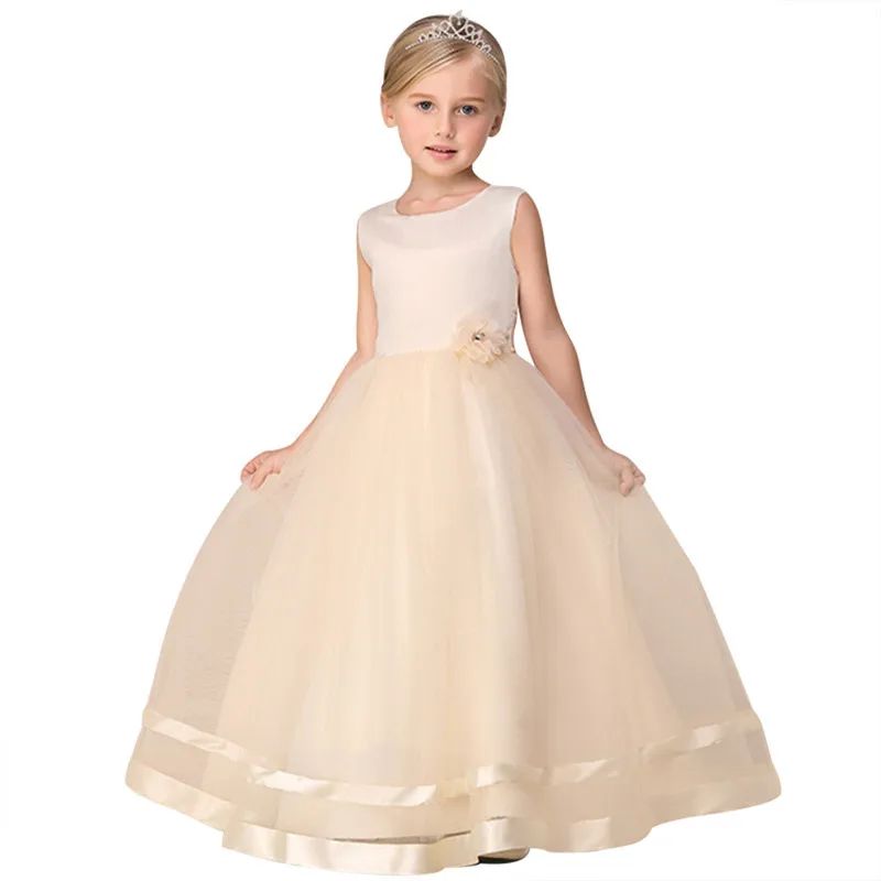 Girls New Year Dress Kids Wedding Party Wear Prom Long Children Christmas Clothing Monsoon First Communion DressES | Детская одежда и