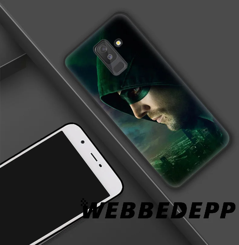 WEBBEDEPP Green Arrow Tv Soft Silicone Case for Samsung Galaxy A9 A8 A7 A6 Plus 2018 A5 A3 2017 2016 Note 9 8 |