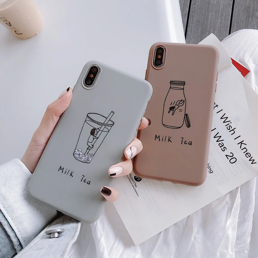 Модный чехол с изображением кота и молока для Vivo X9 Plus X20 X21 X23 X27 Y66 Y83 Y85 V9 Y71 Y93 Y97 V11i Z3