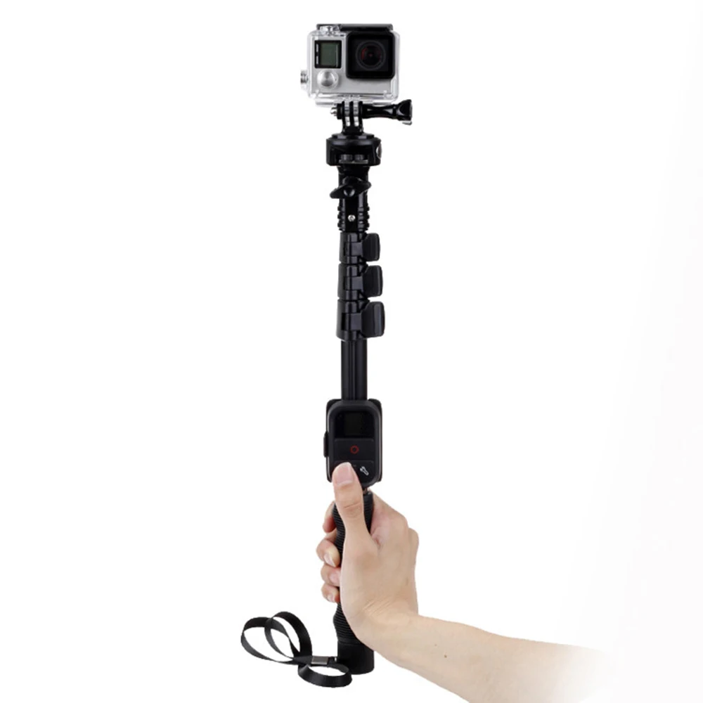 Пластиковый держатель для пульта дистанционного управления Wi-Fi для GoPro Hero 8 7 6 5, черный монопод для камеры Go Pro 8 7, набор аксессуаров