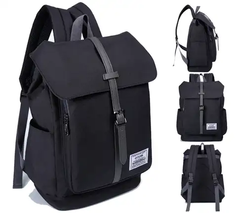 Черный нейлоновый рюкзак для ноутбука 14, 15, 15,6 дюймов, сумки, чехол, школьный рюкзак для мужчин, женщин, студентов, путешествий