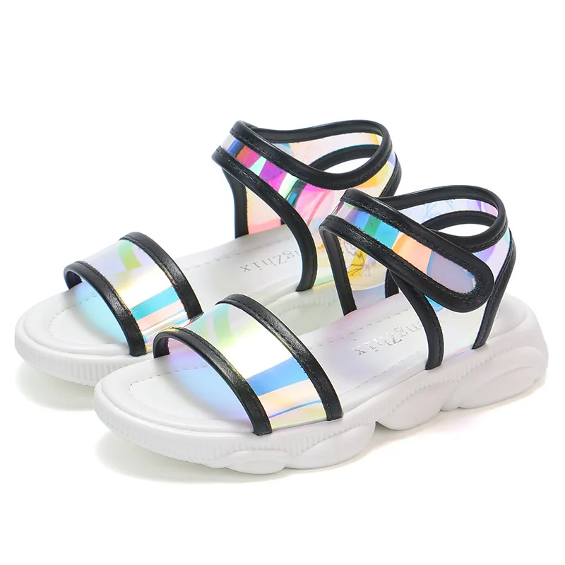 

Children Shoes Rome Microfiber Flat Beach Shoes Gladiator Girls Sandals Kids Summer Shoes for Girls Casual Sandals 2019 New