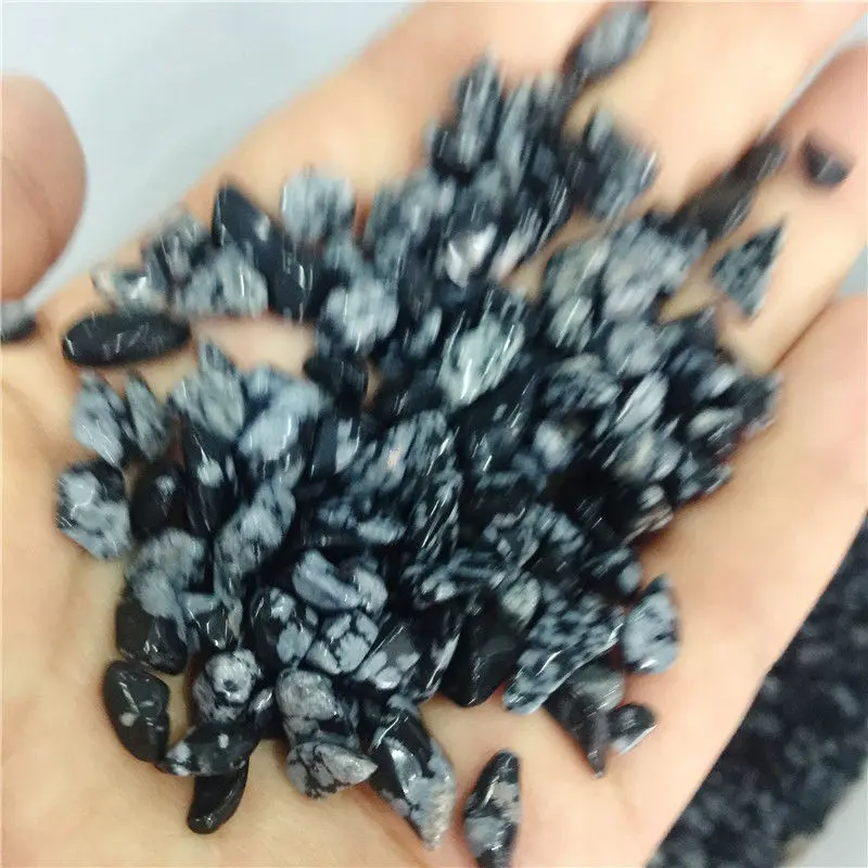 

100g Natural Snowflake obsidian stone Quartz Crystal Wand Points Healing Gemstone Wand feng shui crystals