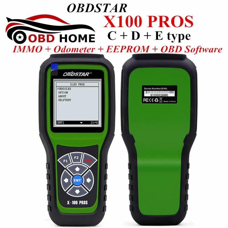 OBDStar X 100 PROS X100 PRO Auto Key Programmer (C + D E Model) Полнофункциональный иммобилайзер одометр EEprom