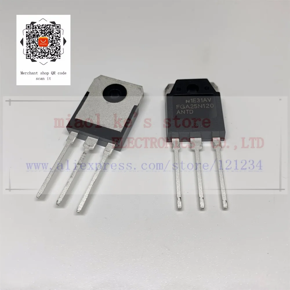 [5 шт/1 лот]: FGA25N120ANTDTU-F109 FGA25N120ANTDTU FGA25N120ANTD FGA25N120 FGA25N120AN 25N120-IGBT 1200V 50A 312W