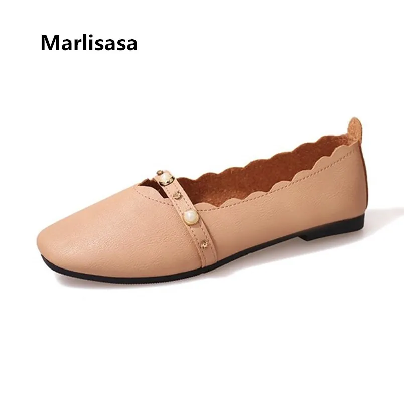 Marlisasa/женские модные коричневые удобные легкие туфли на плоской подошве Женская