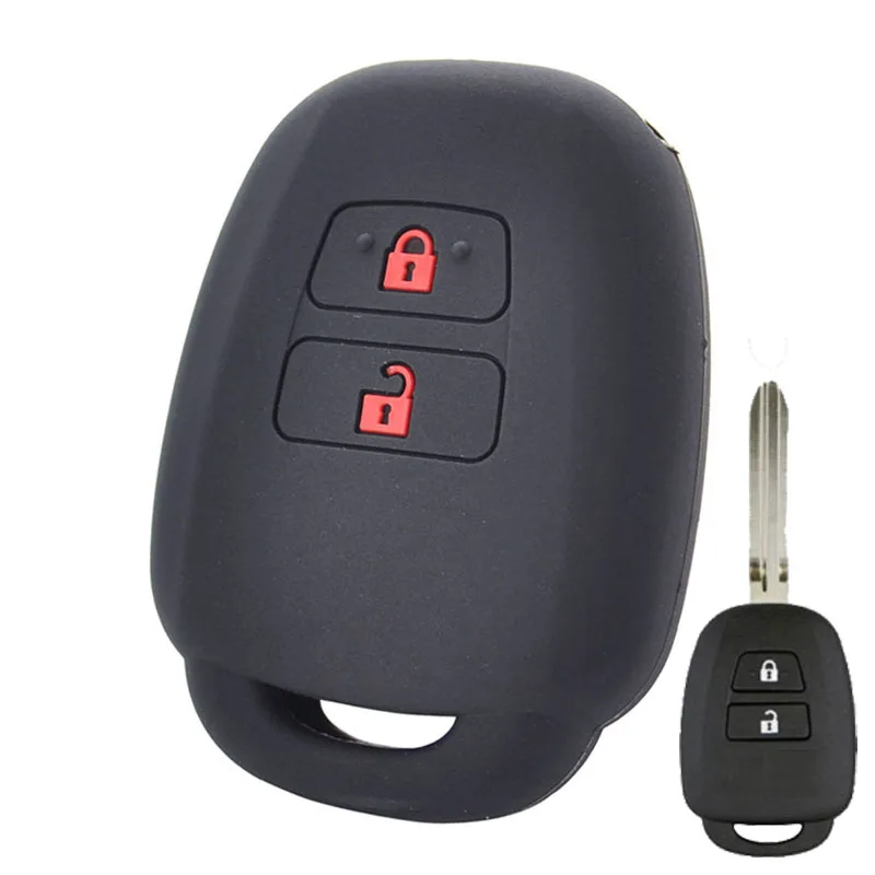 model 6 Силиконовый чехол для ключей от машины для Toyota Camry Corolla Prado Landcruiser RAV4 Yaris Auris Highlander 4-Runner Vios чехол дистанционного брелока - Название цвета: model 6