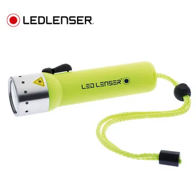 

Led lenser D14 outdoor diving flashlight light waterproof dust LED professional diving flashlight light