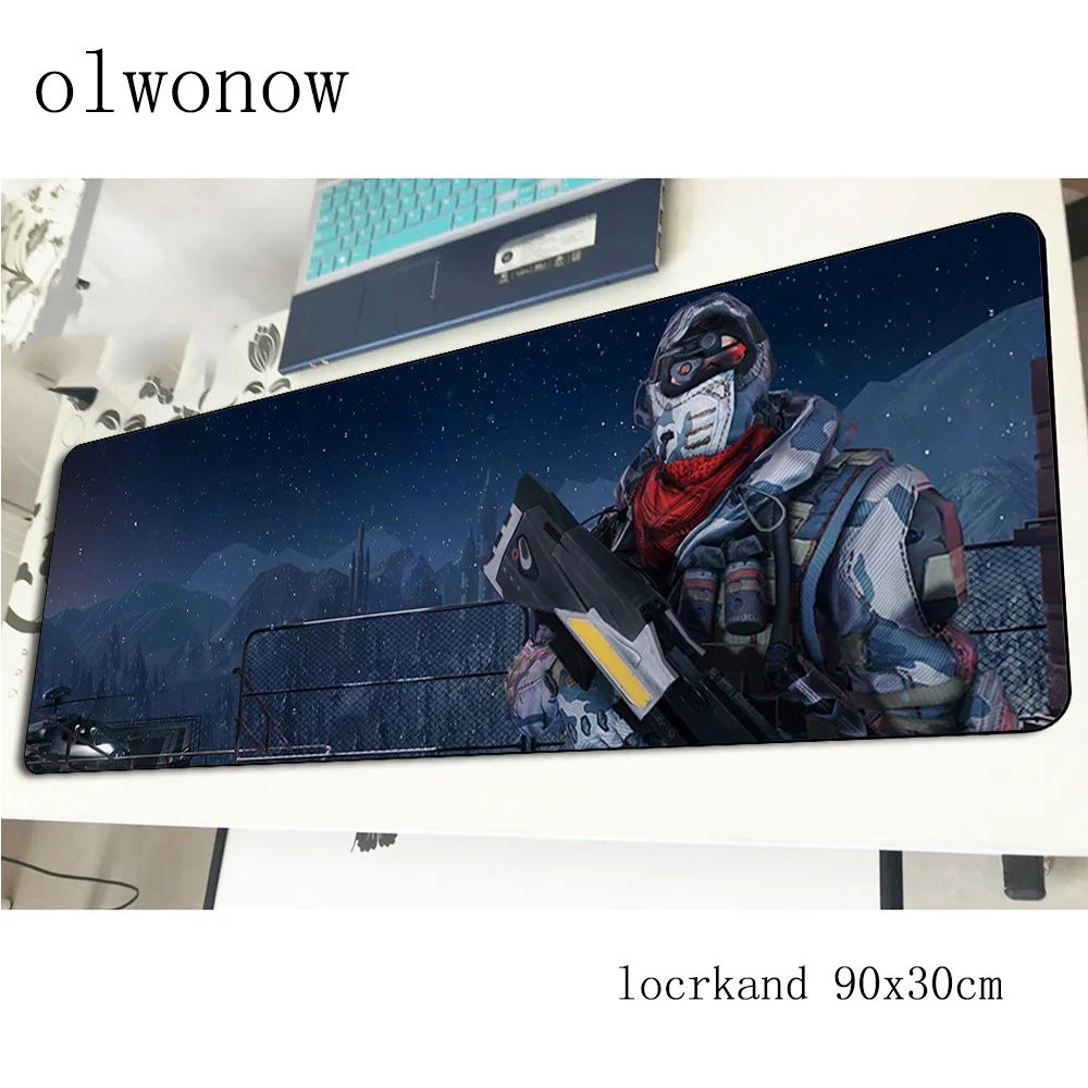 Коврик для мыши warface высокое качество компьютерный геймер коврик 90x30 см большой