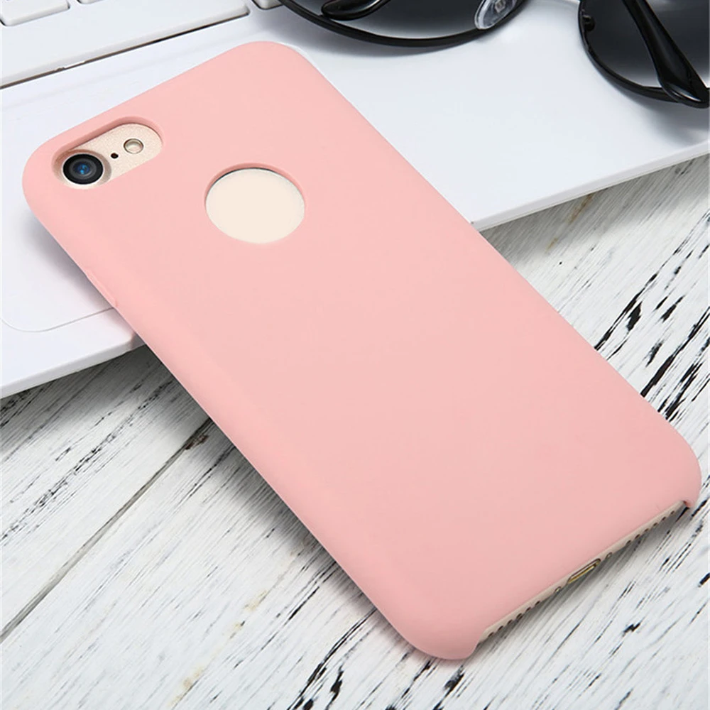 FLOVEME For iPhone 7 Plus Fitted Case 360 Full Protection Soft Cover Candy Color Crystal TPU Silicone |