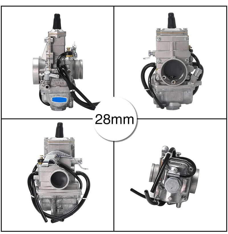 ZSDTRP карбюратор для Mikuni TM28 TM30 TM34 TM32 плоский гладкоствольный карбюратор TM34-2 для Honda 250 CR250 для Kawasaki KX125 150