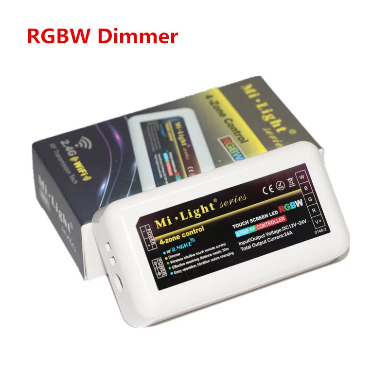 Miboxer 2,4 г 4-зоны RF Беспроводной одиночный/RGB/RGBW светодиодный контроллер Диммер для 5050 3528 RGBW светодиодный полосы Светильник лампы ла