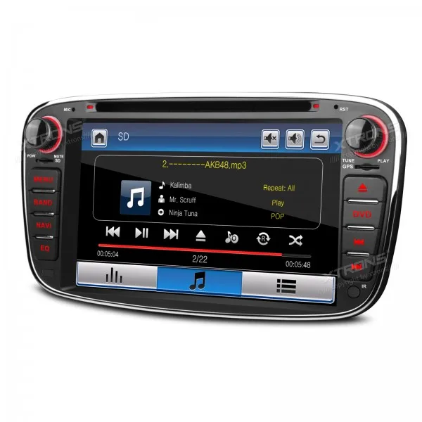 7 &quot2 din автомобильный стерео dvd плеер для Ford Focus 2007 2010 &amp S Max 2008 2011 Mondeo 2004 C Galaxy 2011|2