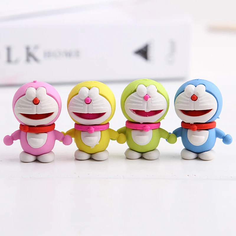 1 шт. Новинка doraemon ластик мультфильм Съемный резиновый ластик креативный kawaii Канцтовары Школьные принадлежности papelaria подарок для детей
