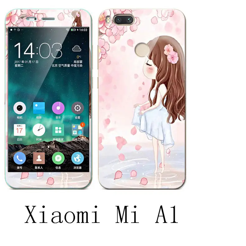 Xiaomi Mi A1 силиконовый роскошный мягкий чехол для телефона с защитой 360 + цветной