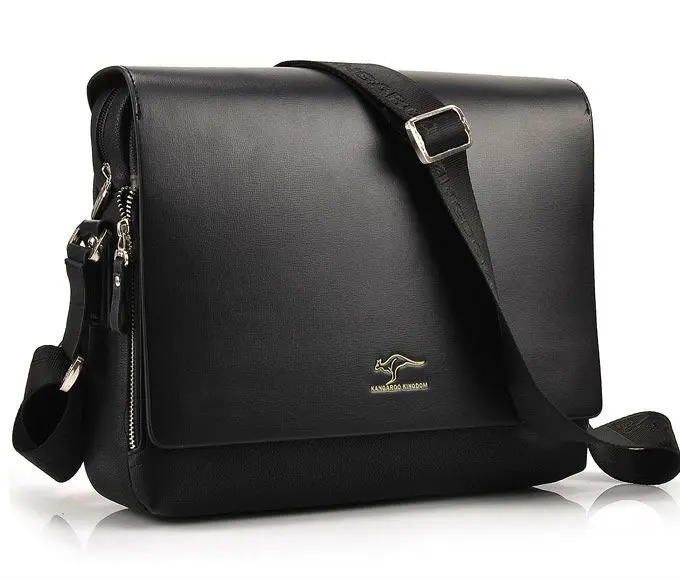 Free shipping fashion casual leather men shoulder bag Quality guarantee Brand New Authentic Kangaroo bags men's business | Багаж и