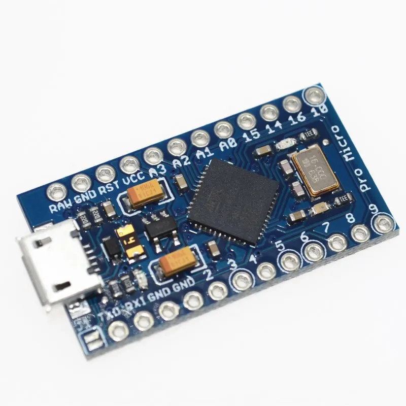 Модуль ATmega32U4 5 В/16 МГц новый Pro Micro для arduino с 2-рядным штырьковым разъемом Leonardo в