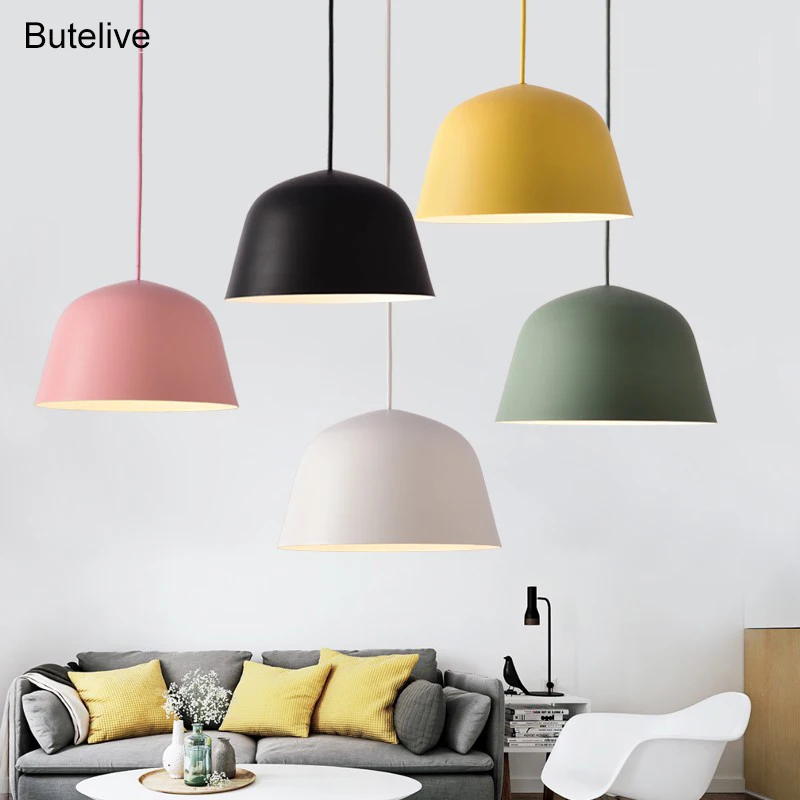 Современные красочные светодиодные подвесные светильники DIY лампы