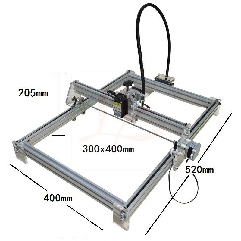 Разбирается Новый LY 10 Вт поделки лазерная гравировка машины 30*40 см Металл гравер